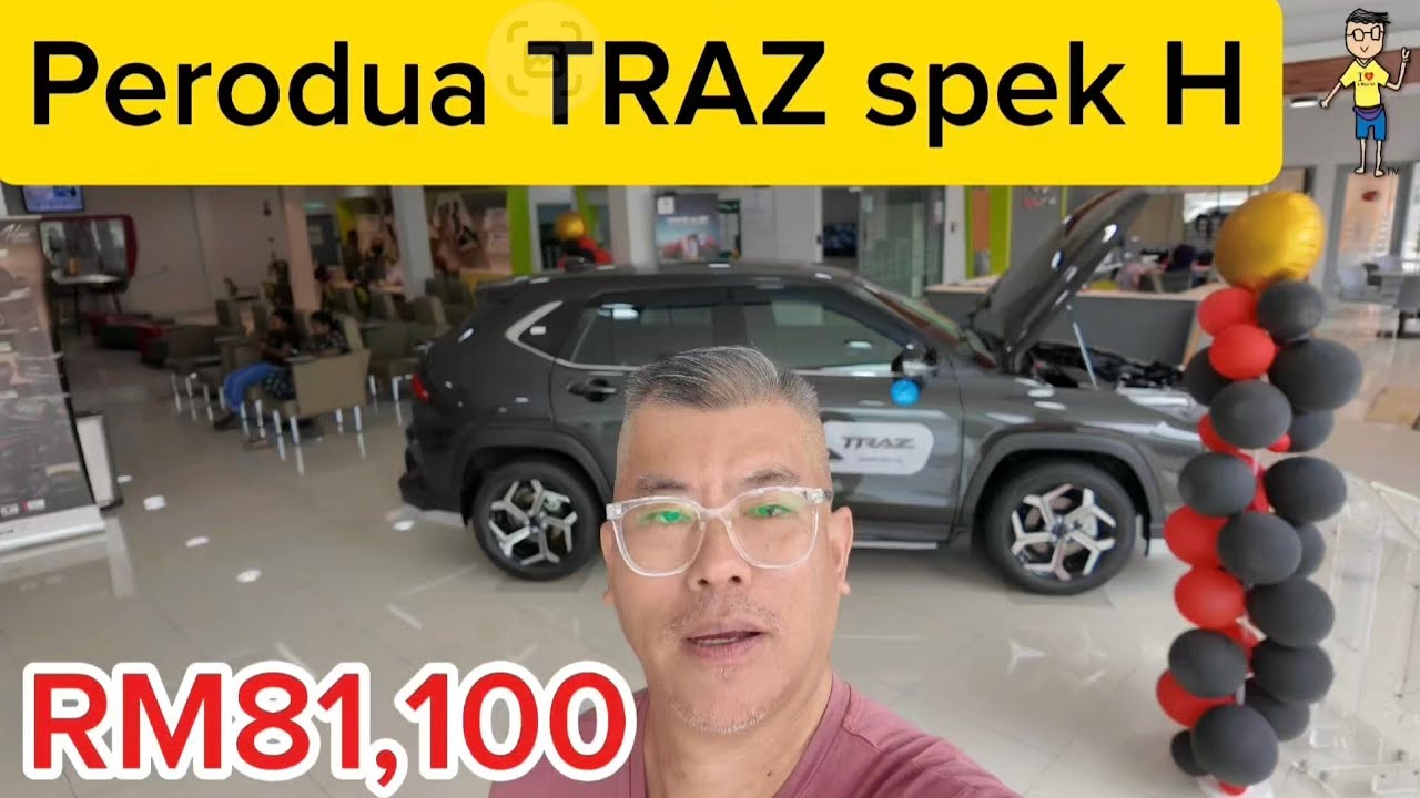 Perodua TRAZ spek H dgn Gear Up.