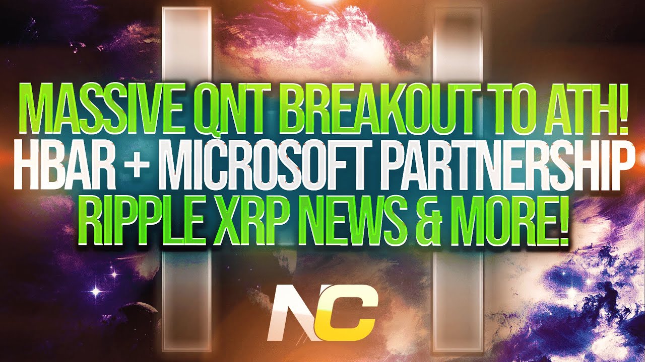 🚨ПАРТНЕРСТВО HBAR С MICROSOFT? НОВОСТИ XRP И ДРУГОЕ: МОЩНЫЙ РОСТ QNT ДО НОВОГО ИСТОРИЧЕСКОГО МАКС...