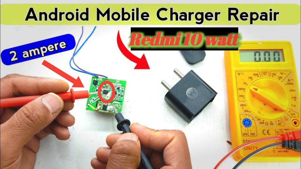 Redmi original Mobile charger Repair 🔥low output power problem