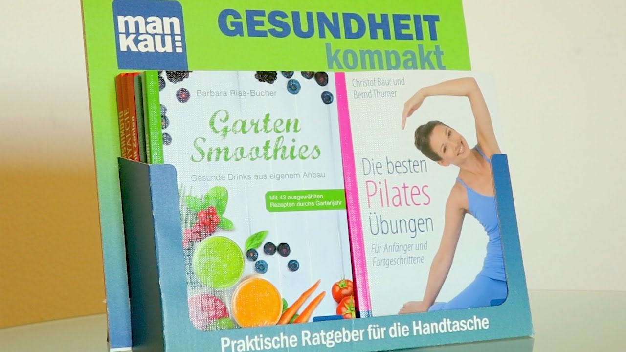 Kleiner Thekenaufsteller f&uuml;r zehn Kompakt-Ratgeber - Aufbauanleitung des Mankau Verlags