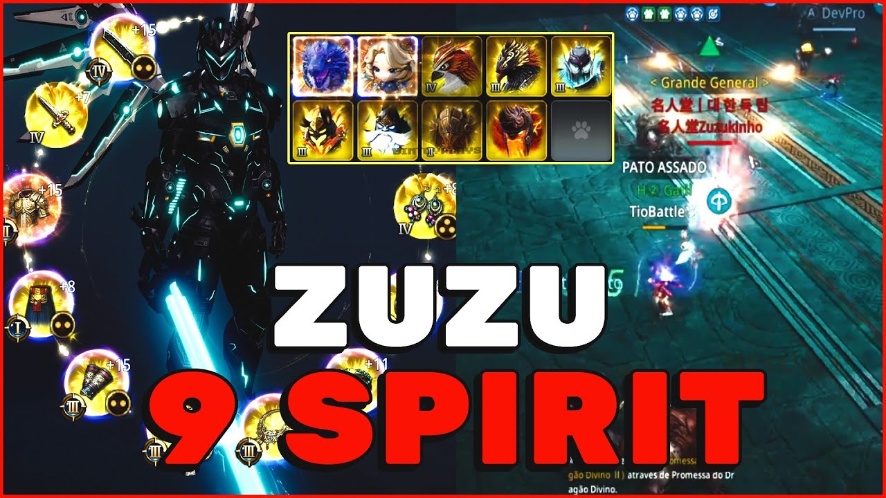 Зал славы Зузукиньо 9 Spirit WTF! Команда Зала славы Зузукиньо против команды TioBattle NA31 | mir4