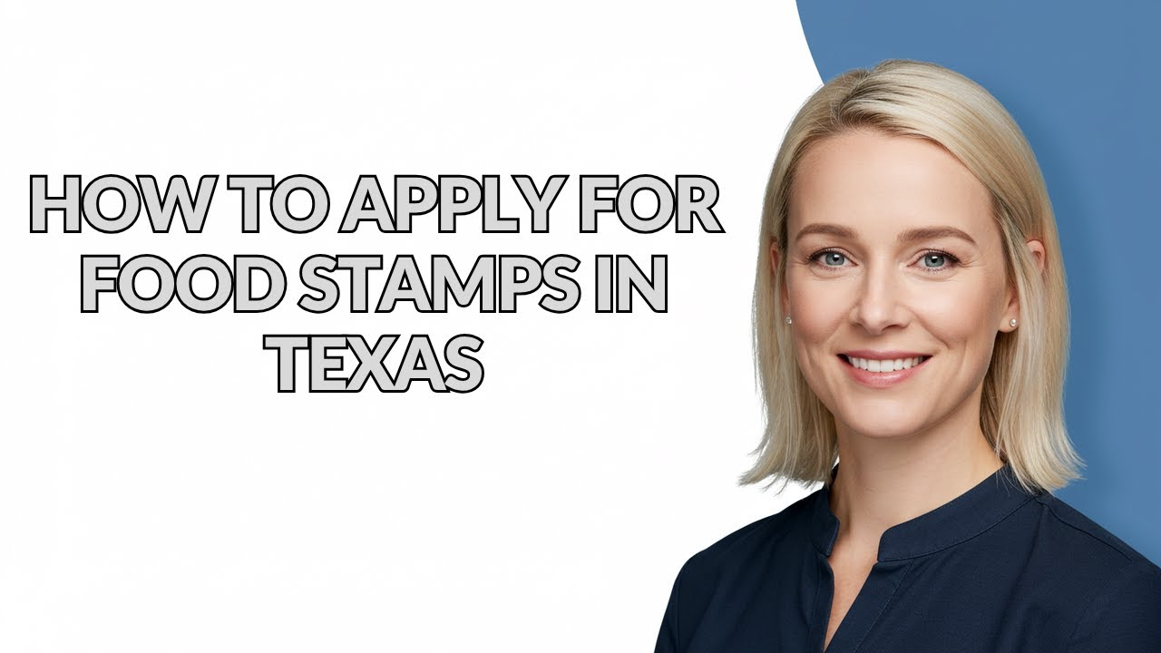HOW TO APPLY FOR FOOD STAMPS IN TEXAS - Julia'sTutorials