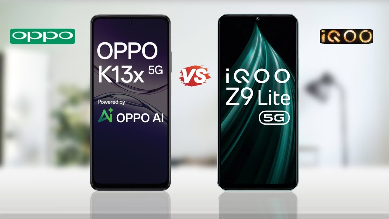 Oppo K13x 5g vs IQOO Z9 Lite 5g || Full Comparison