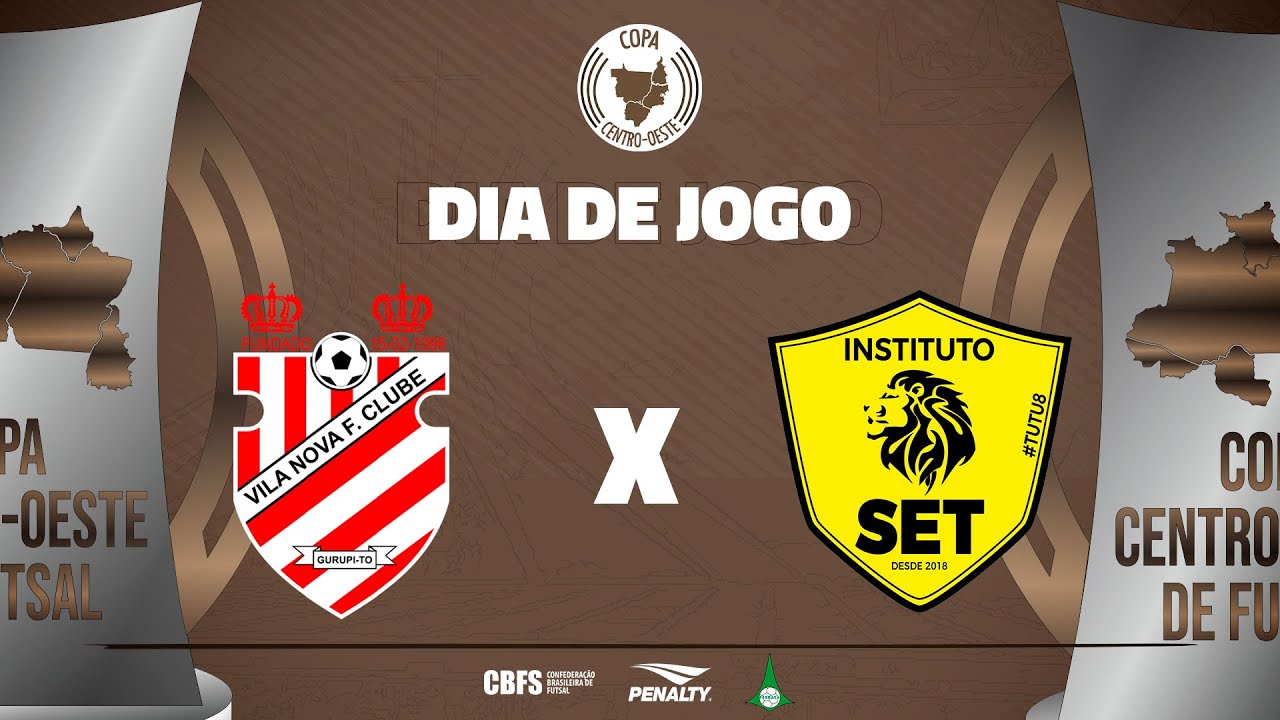 Copa Centro Oeste de Futsal | Vila Nova de Gurupi x Instituto SET | 1&ordf; Rodada | Ao Vivo