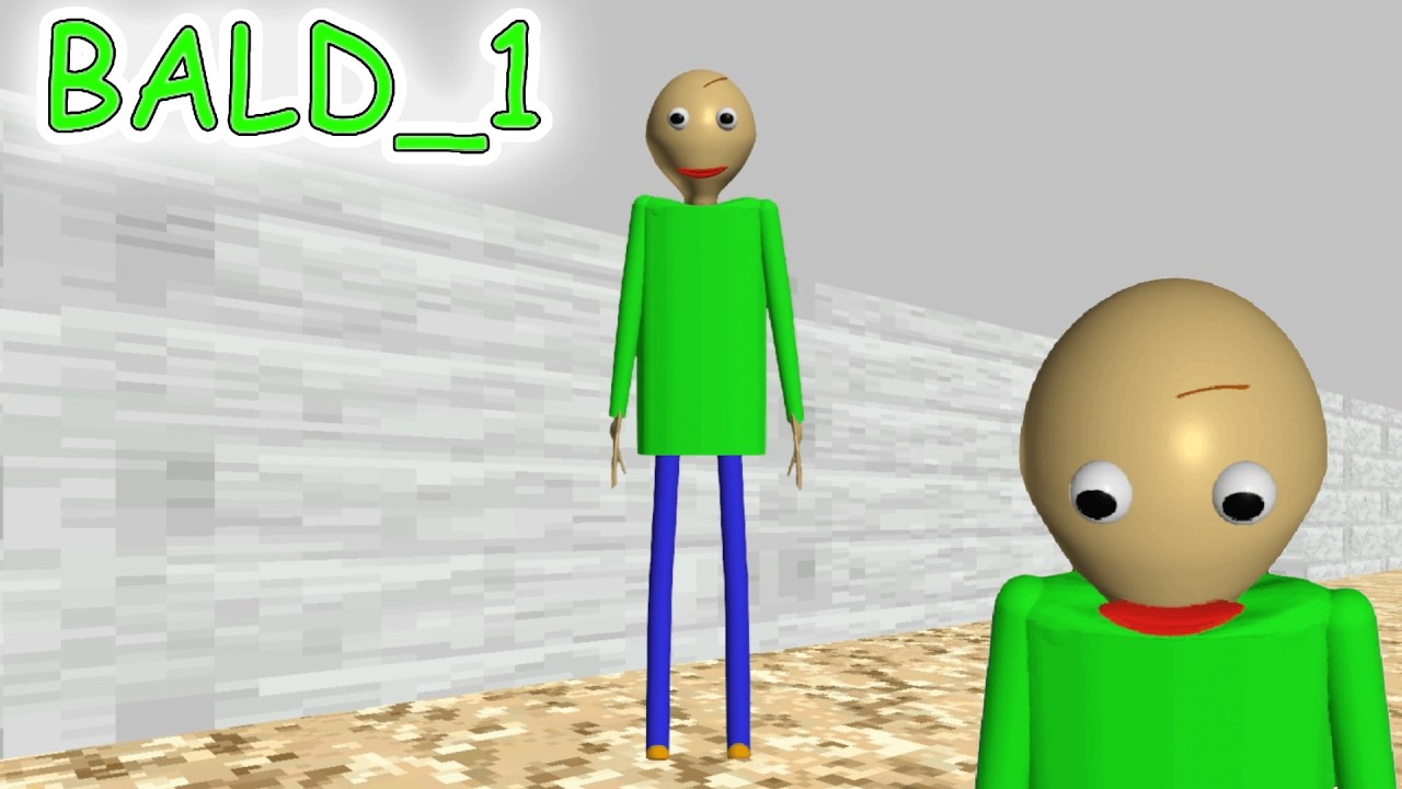 BALD_1 // Basic'9 мод █ Baldi's Basics █