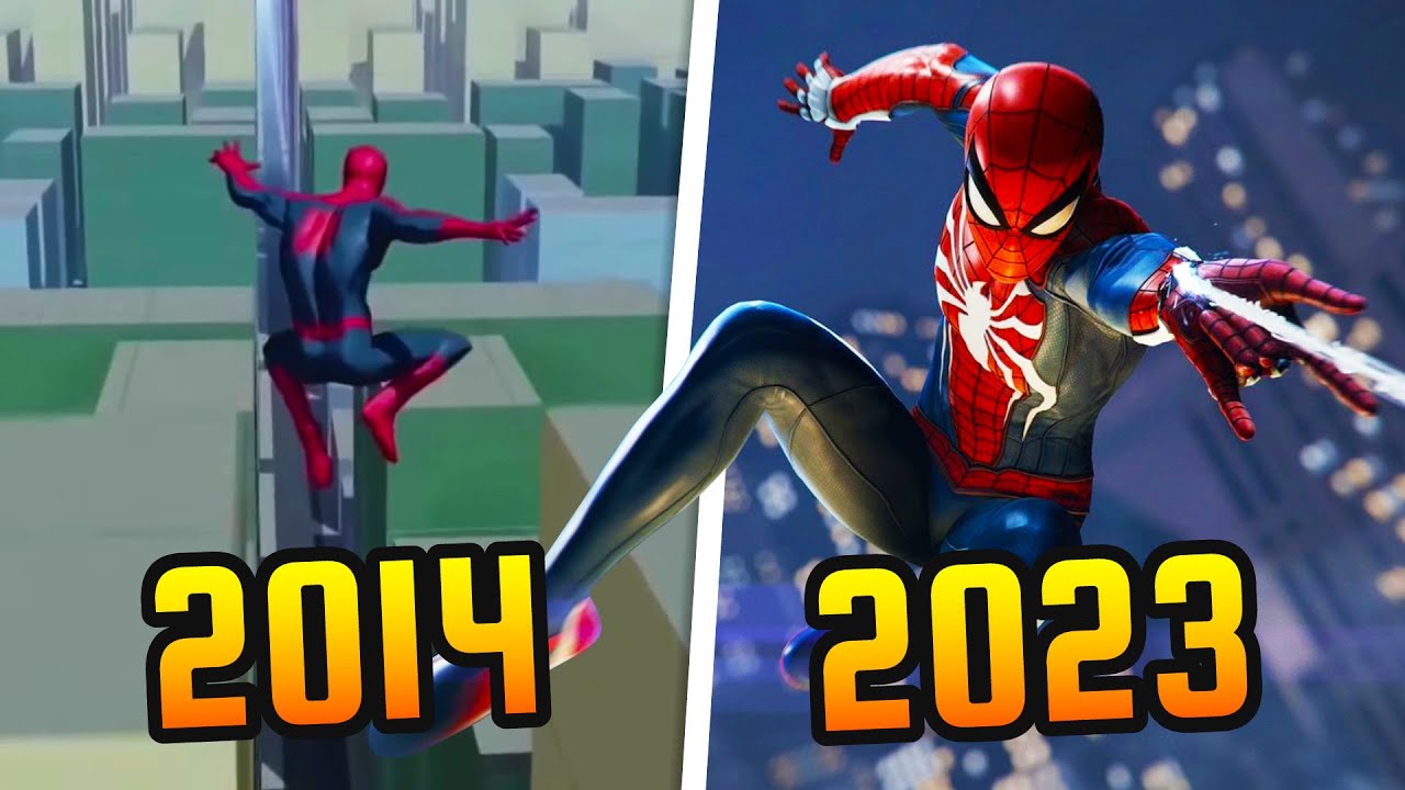 Evolution of Marvel’s Spider-Man (2014-2023)