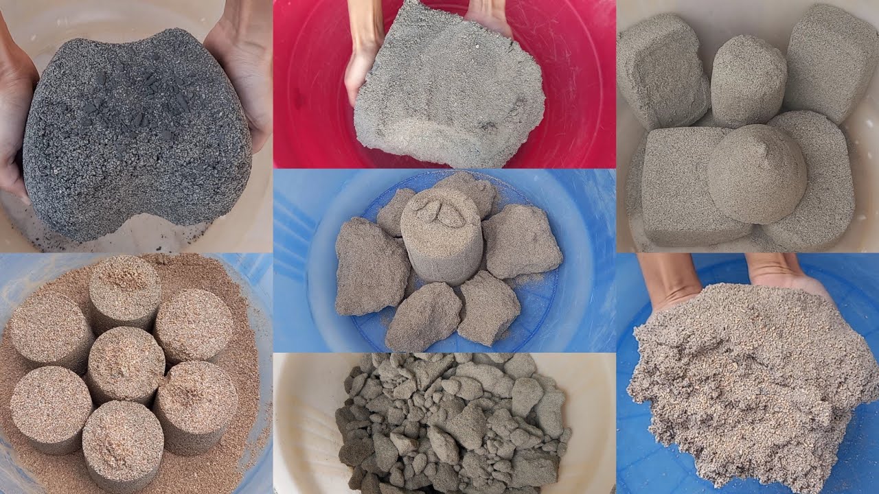 Asmr:🌞5 Crispy Textures 7 Dusty Dry Crumbling Videos Compilation🌚