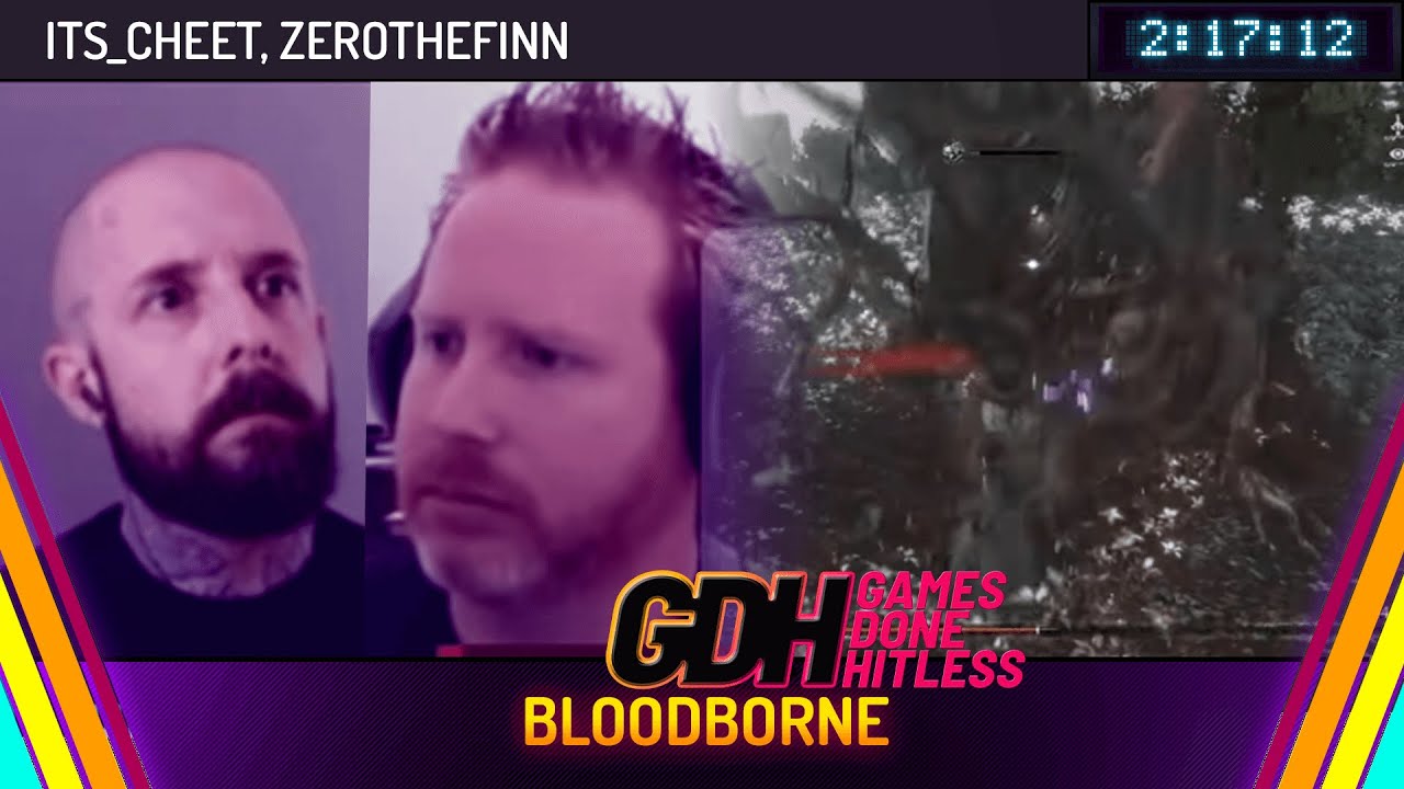 Bloodborne by its_cheet and zerothefinn in 2:17:12 - Games Done Hitless
