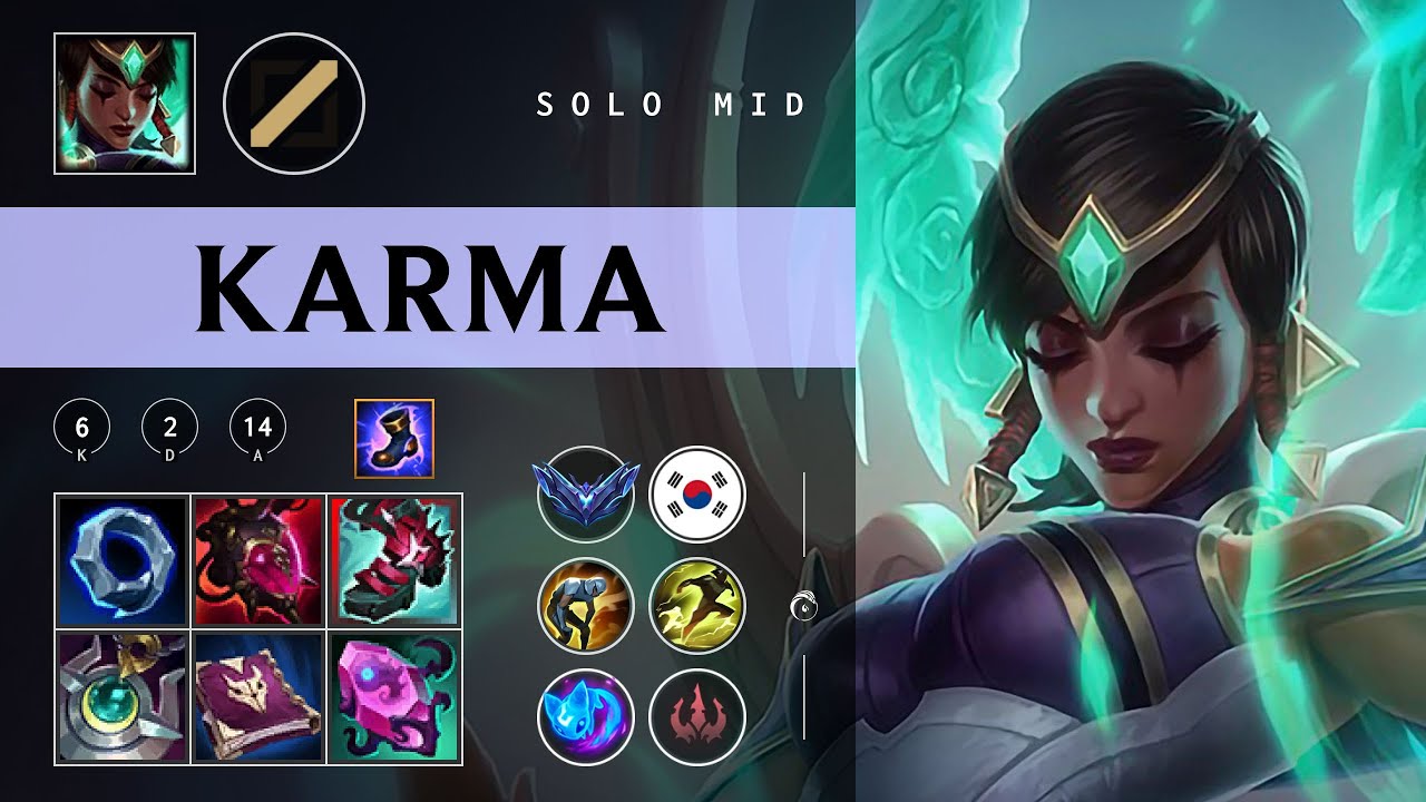 Karma Mid vs Sylas - KR Diamond Patch 26.01