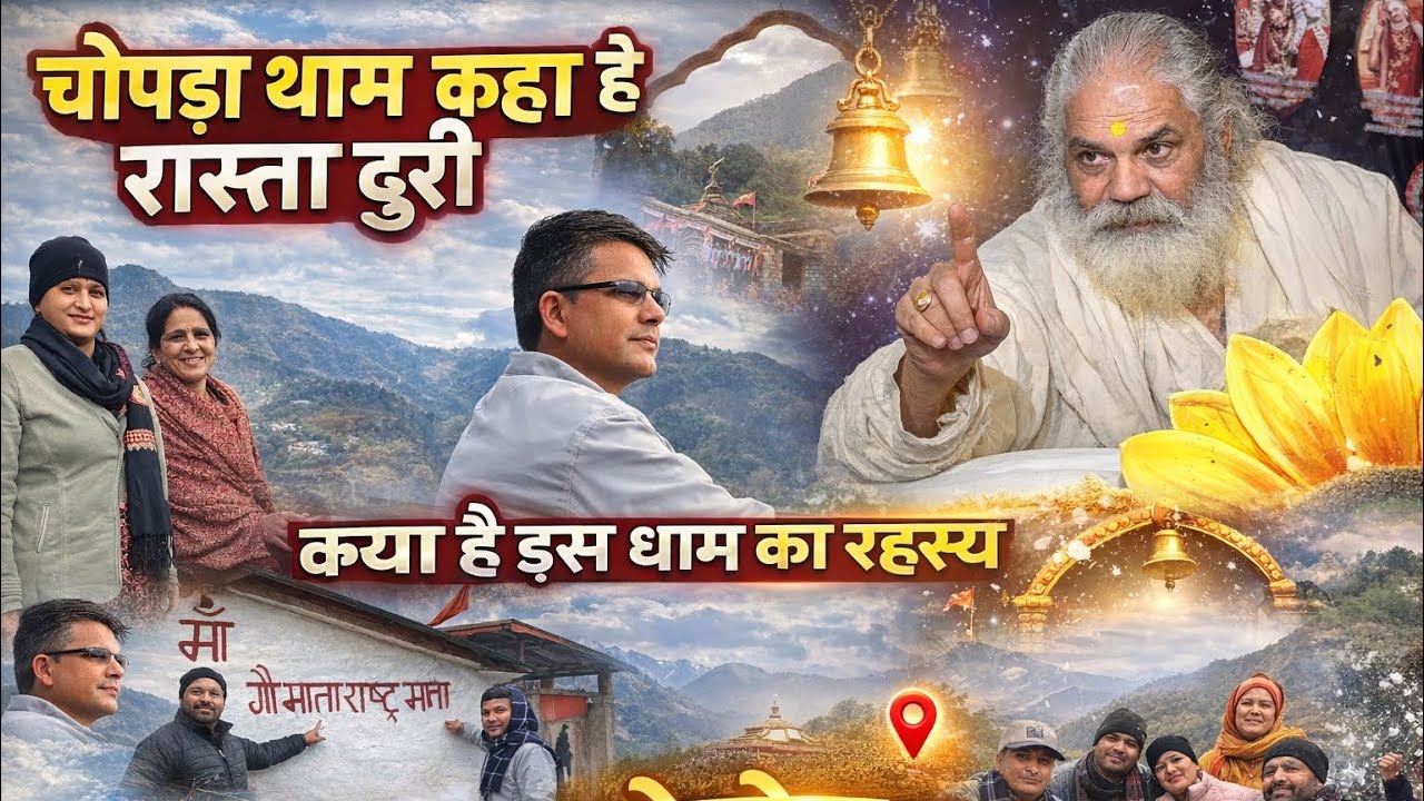 चोपड़ा धाम में श्री गोपाल मणि महाराज  के दर्शन । गो माता राष्ट्रीय माता ||