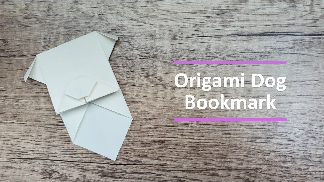 Easy Origami Dog Bookmark - How-To | Step by Step Tutorial | DIY Craft - Orikim