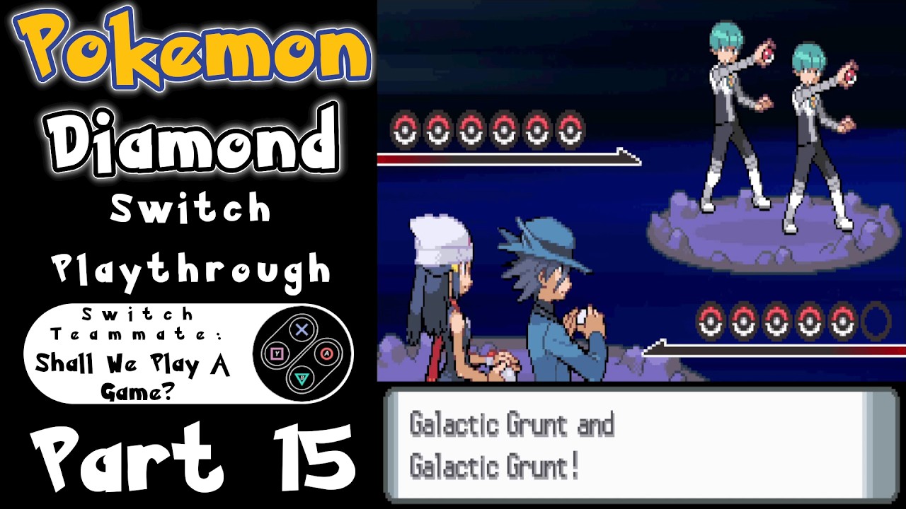 The Best Team Up!!! | Pokemon Diamond Switch Playthrough w/ Shall We Play A Game?(Part 15)