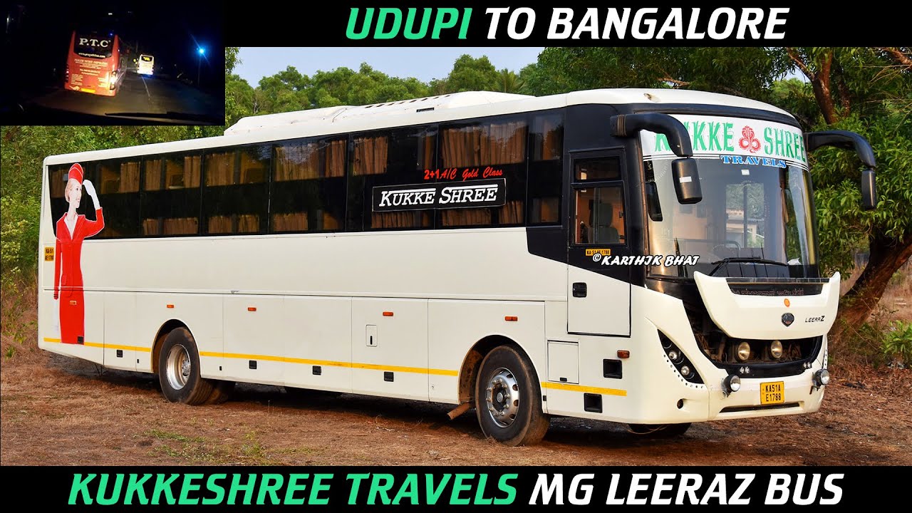 Udupi To Bangalore Bus Journey Via Shiradi Ghat ||  Kukkeshree Travels MG LeeraZ || Cabin Ride