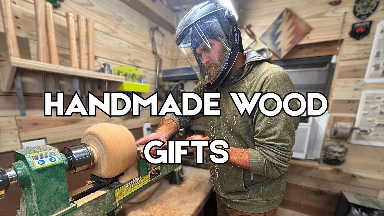 Волшебство Рождества на токарном станке: деревянные украшения ручной работы