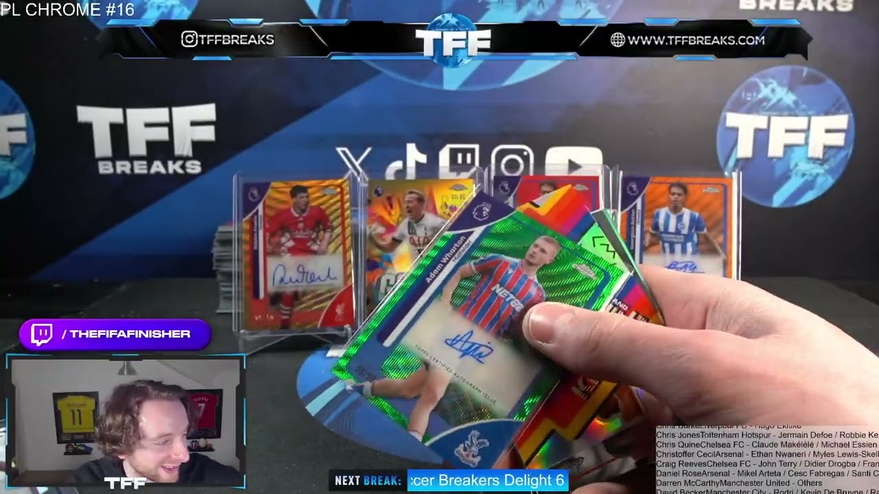 2026 Topps Chrome Premier League EPL Soccer Hobby 12-Box Case PYT/PYP #16