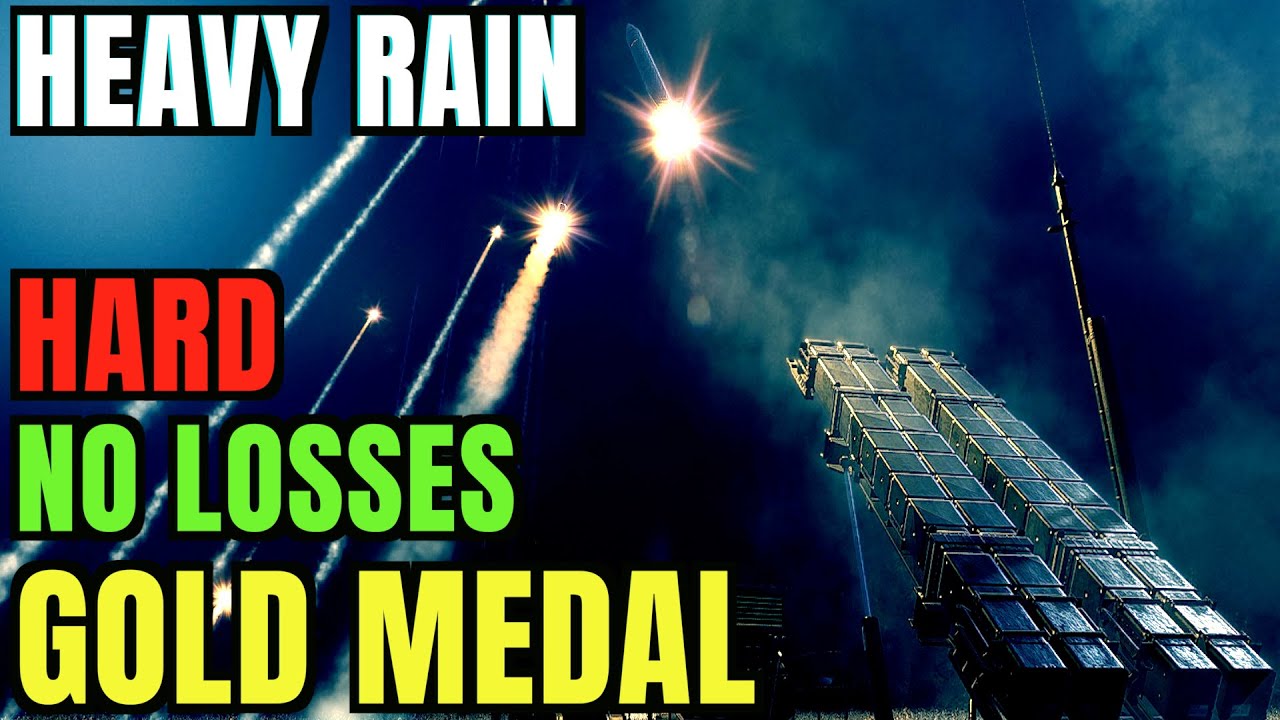 Broken Arrow : US Campaign - Heavy rain - HARD + No losses challenge + Gold Medal