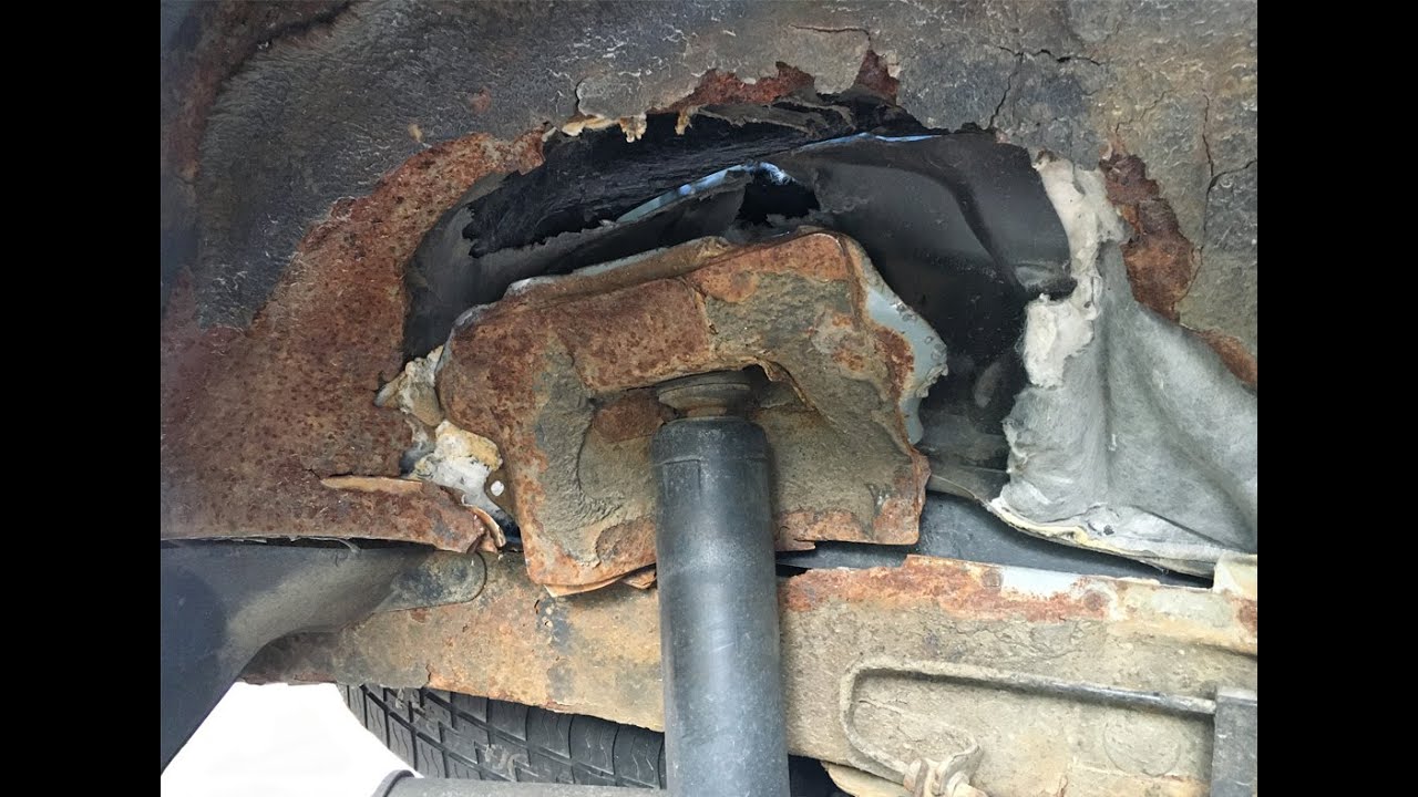 Rusted Shock Mount Repair