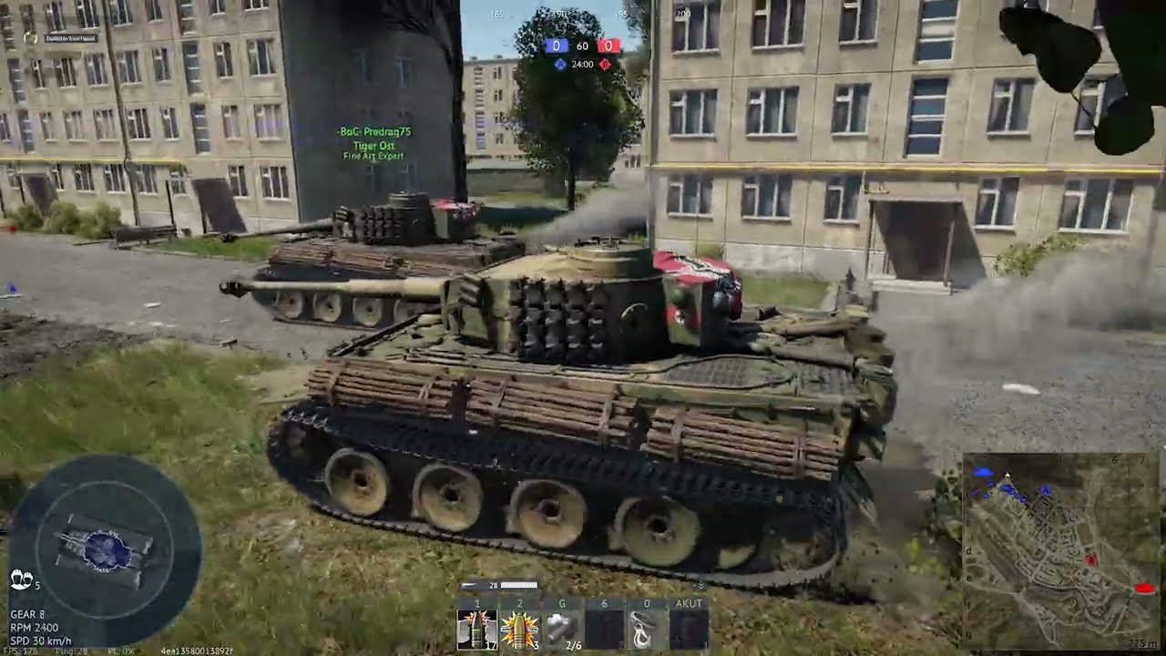 War Thunder Squadrons: 1h Tiger only Gameplay