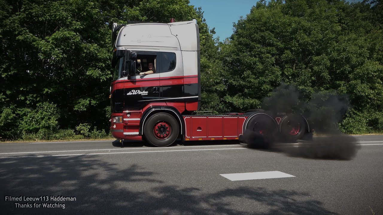 Passion for trucks 🚛- Best of Scania V8 Old School Trucks - Scania V8/L6 open pipes Sound 4K UHD