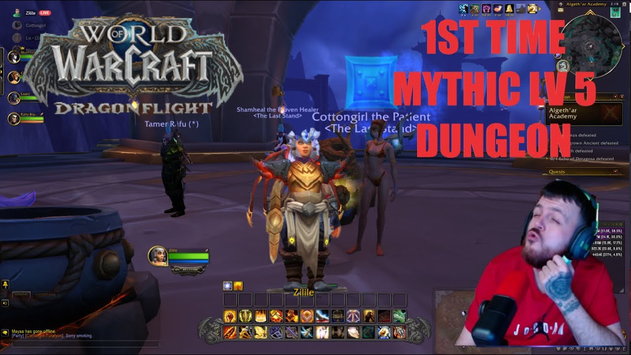 FIRST TIME RUNNING MYTHIC DUNGEONS ON WOW