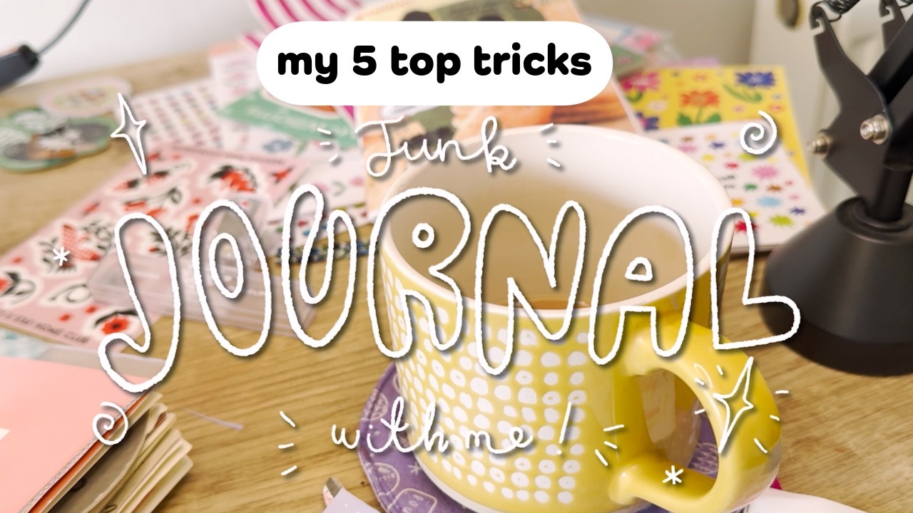 5 Junk Journal Techniques ✦ Easy Interactive Elements for Your Journal