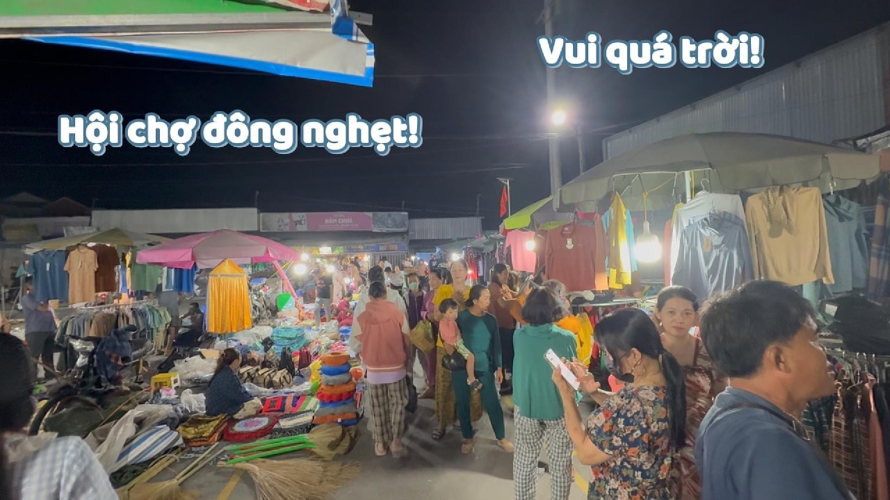 Không khí hội chợ nhộn nhịp quá đã #ngườiđồngtháp