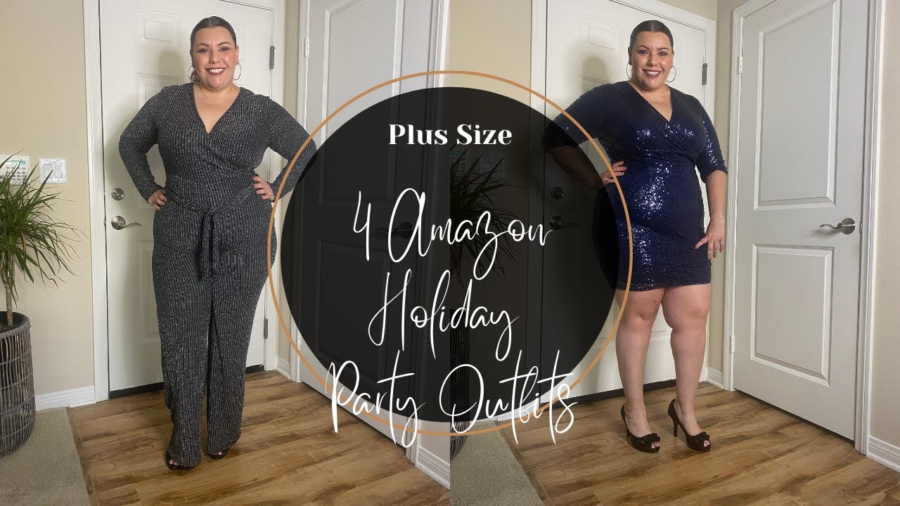 Amazon Haul | Plus Size Party Dresses | New Years Office Party or Christmas