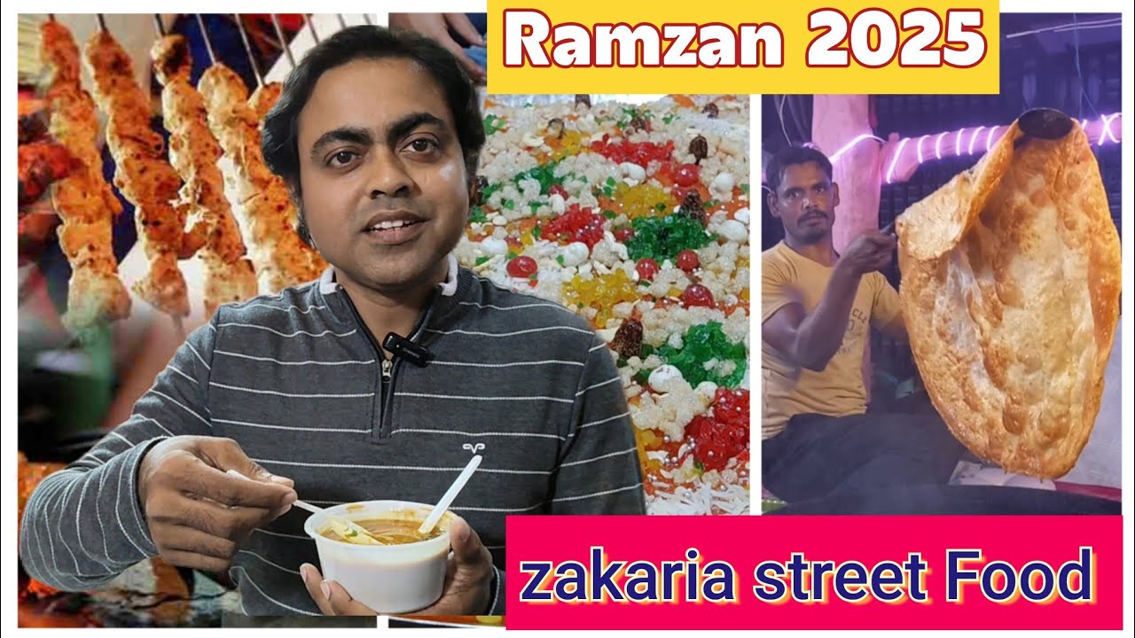 Zakaria Street Food Kolkata 2025 | Ramadan Special Food 2025 | Ramzan 2025 | Kolkata Street Food