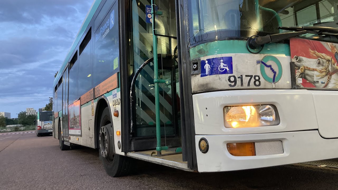 Ligne 356 — MAN NL 223 RATP BUS | 9178 FULL KICKDOWN !!!!