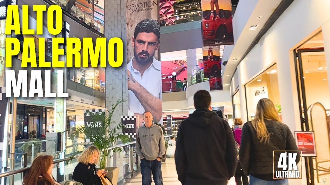 [4K] Alto Palermo Shopping Mall Walk | Buenos Aires Walking Tour 🇦🇷
