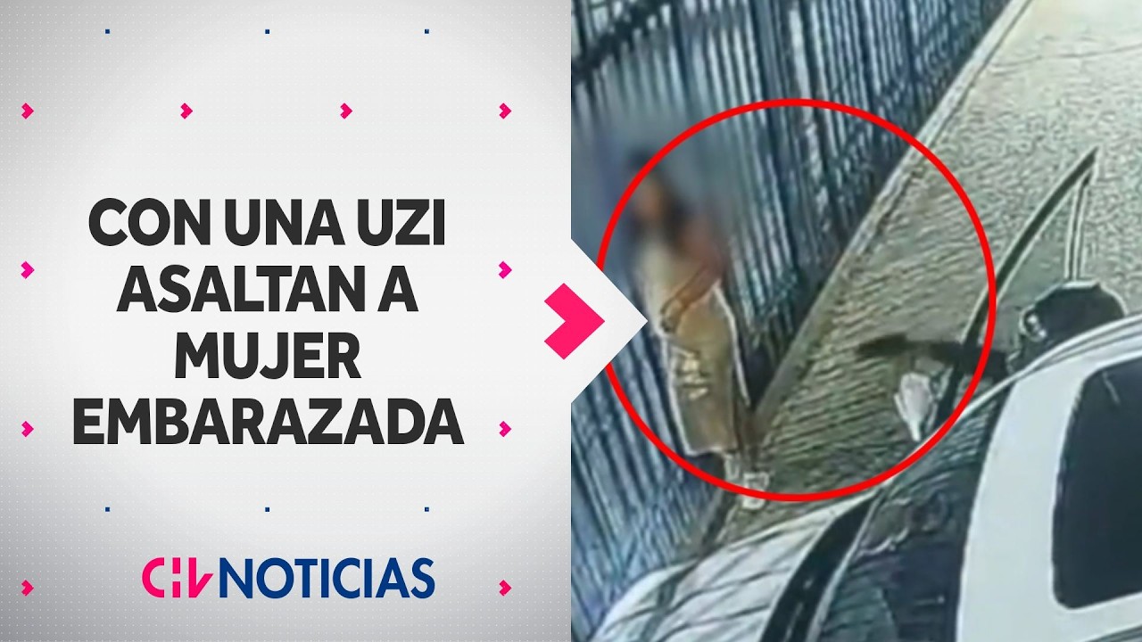 Asaltaron a embarazada con subametralladoras uzi en Quilicura: Víctima protegió su vientre