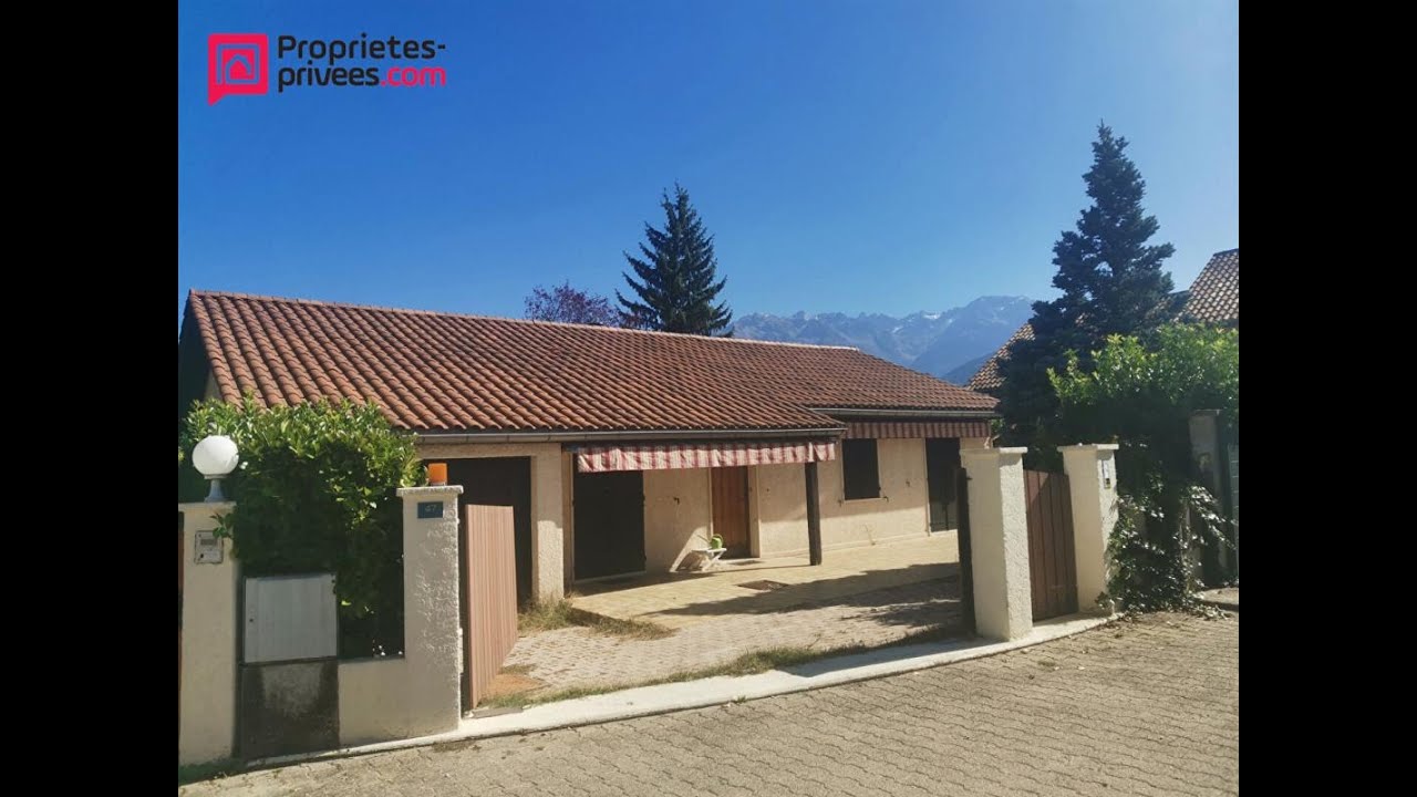 Charmante Maison de Plain-Pied avec Jardin Clos et vue panoramique à Crolles