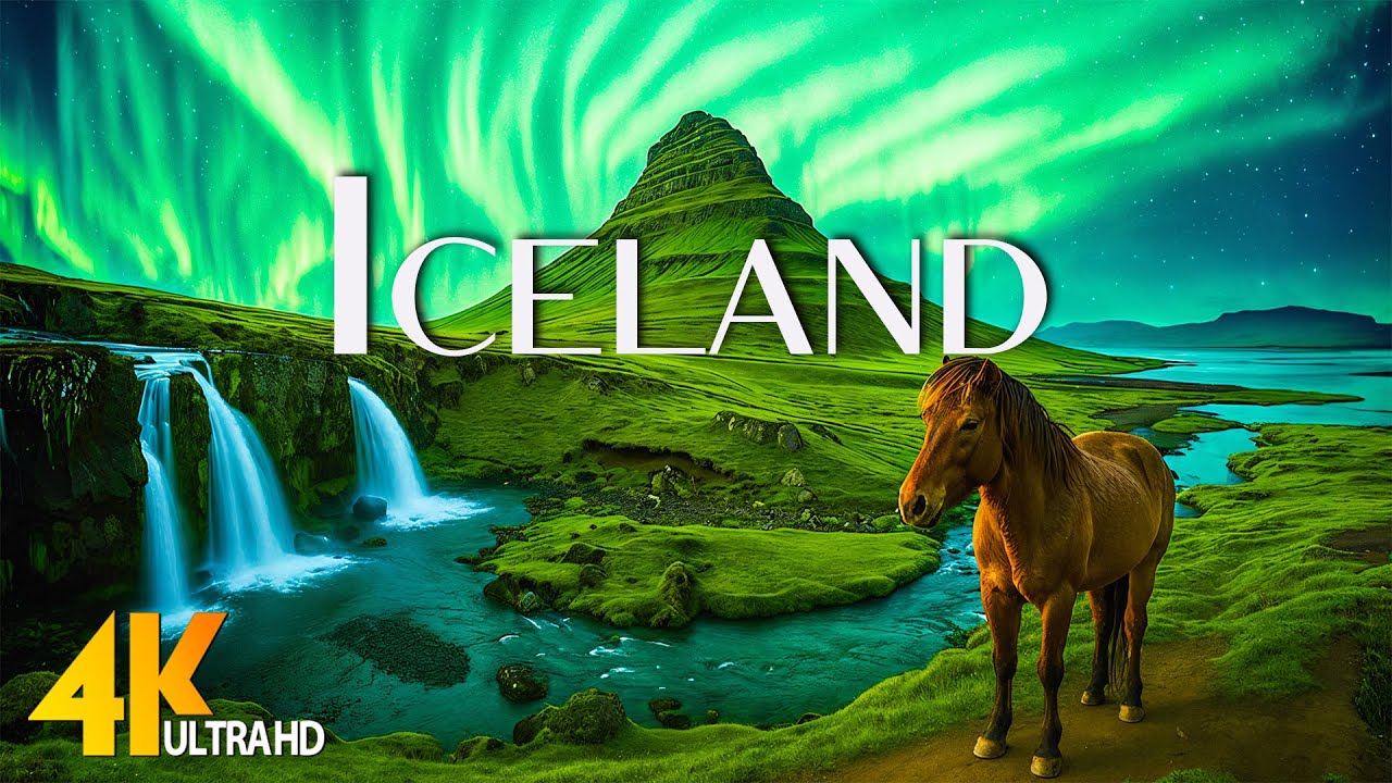 Iceland (4K UHD) Stunning Footage - Drone Nature Film With Inspiring Cinematic Music
