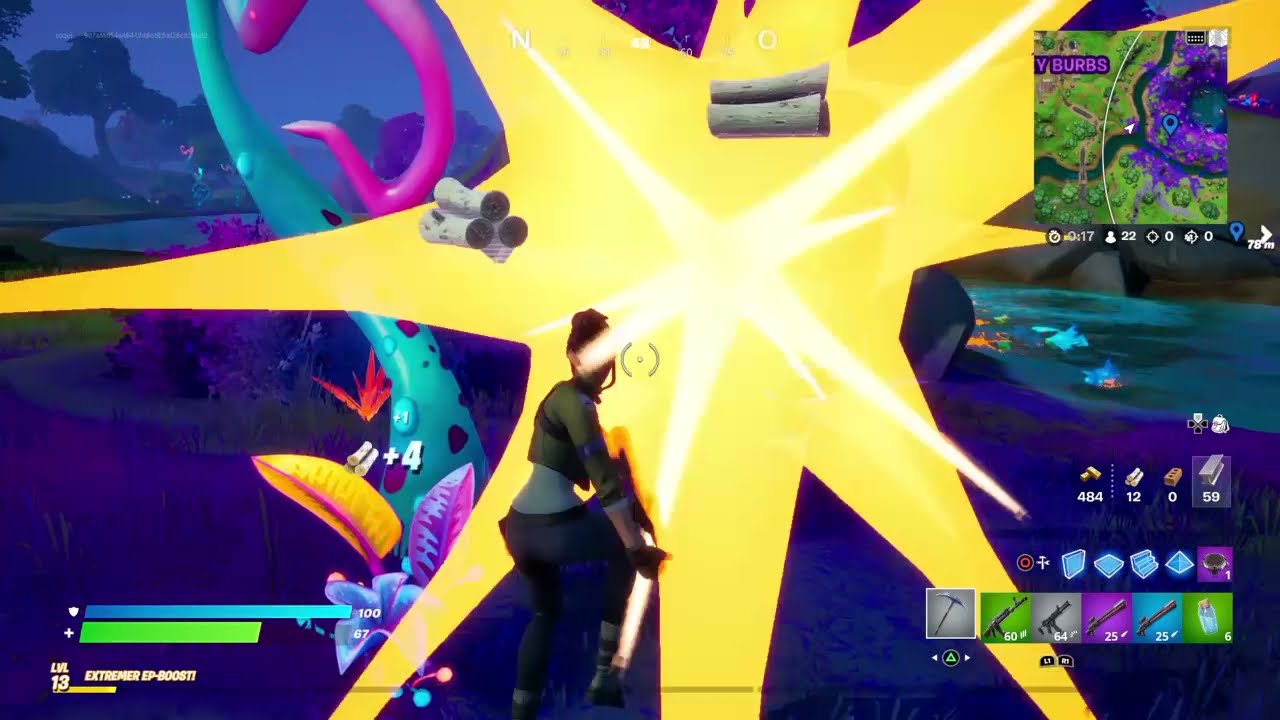 Fortnite Solo Play Top4 play by Circle2020