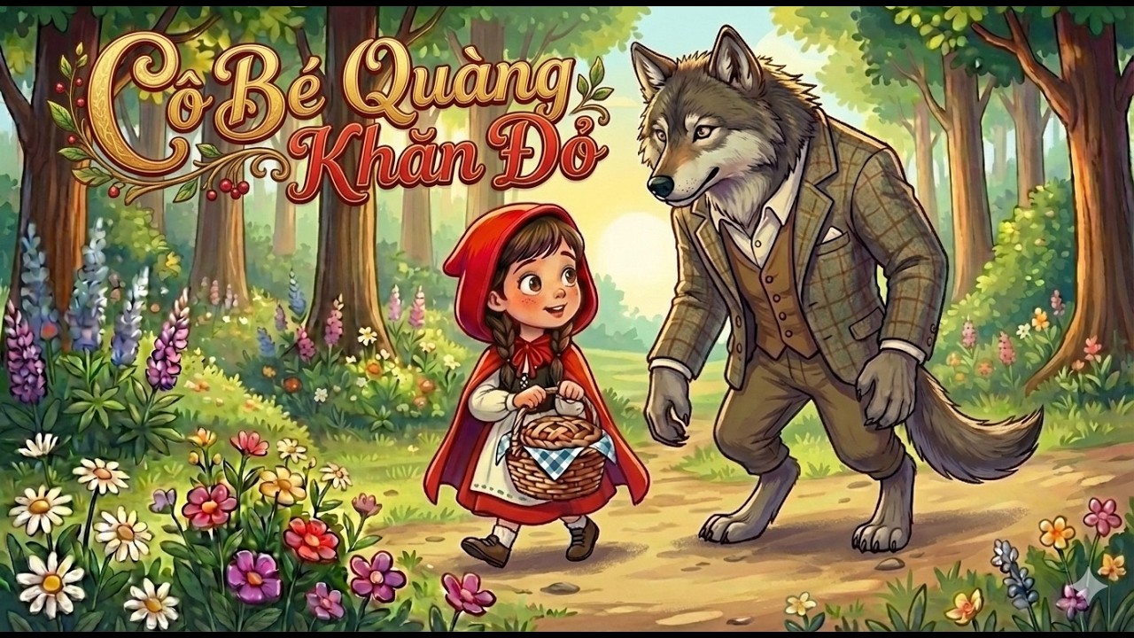 Cô Bé Quàng Khăn Đỏ | Chuyện cổ tích Việt Nam| Hoạt hình cho bé