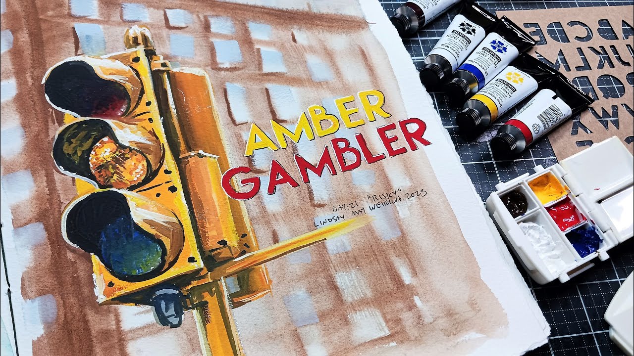Gouache Questions Answered & gouache painting time-lapse