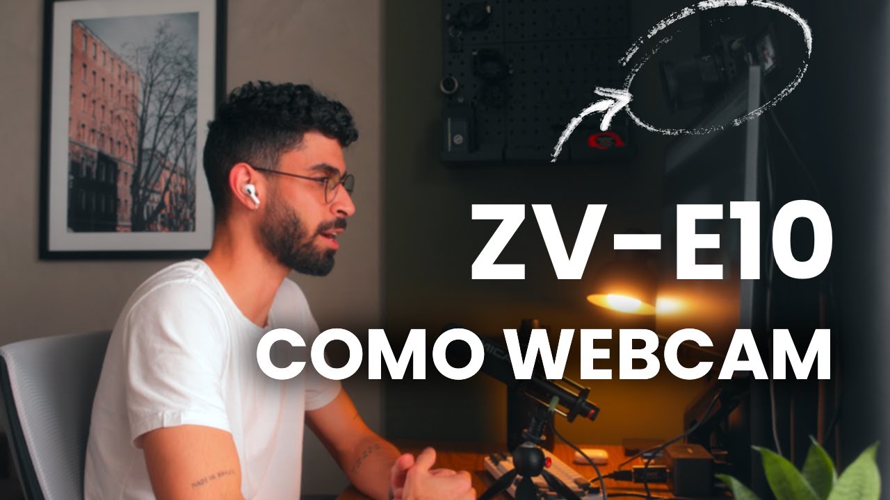 Sony ZV-E10 como WEBCAM da forma certa com placa de captura
