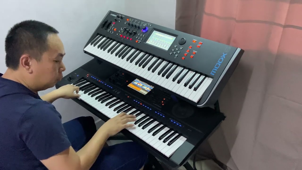 双电子琴演奏 红灯码头 New Version (Cover by~Bu)