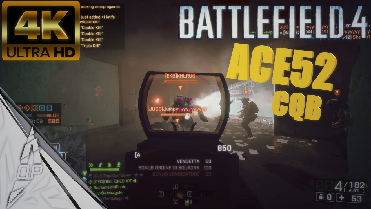BF4 NO META WEAPONS EP.5 [ACE52CQB] _ BATTLEFIELD 4 PC GAMEPLAY [4K 60FPS] #4k #bf4 #locker #60fps