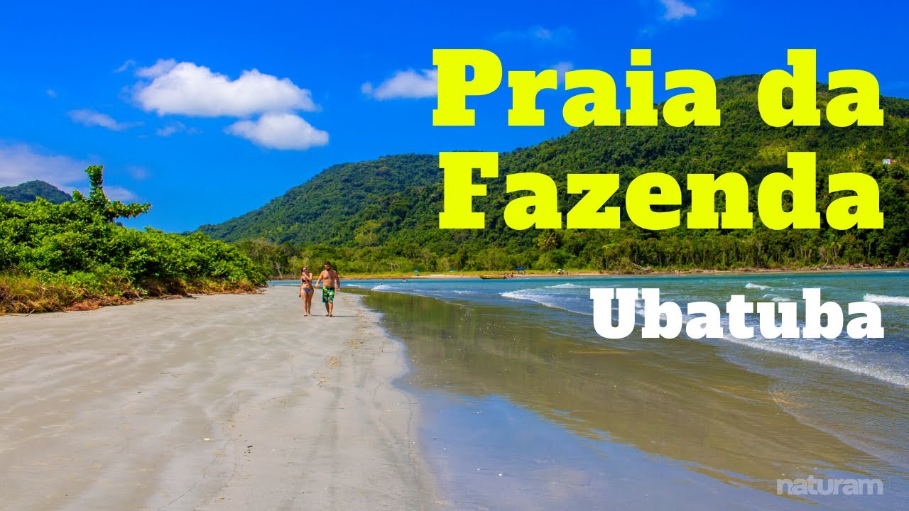 Praia da Fazenda Ubatuba - Natural e Preservada, sede do Núcleo Picinguaba, ótima para famílias!