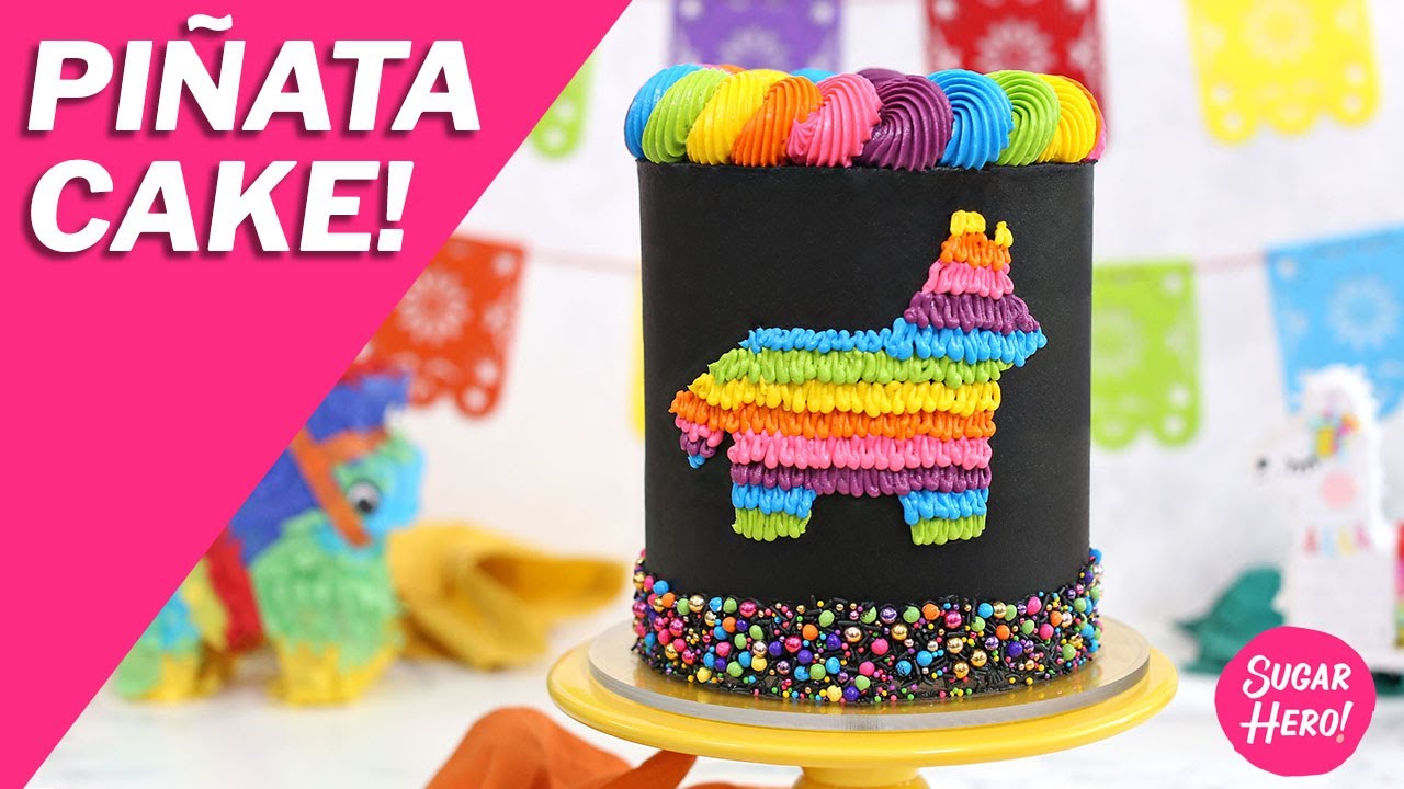 Pinata Cake with a surprise inside!