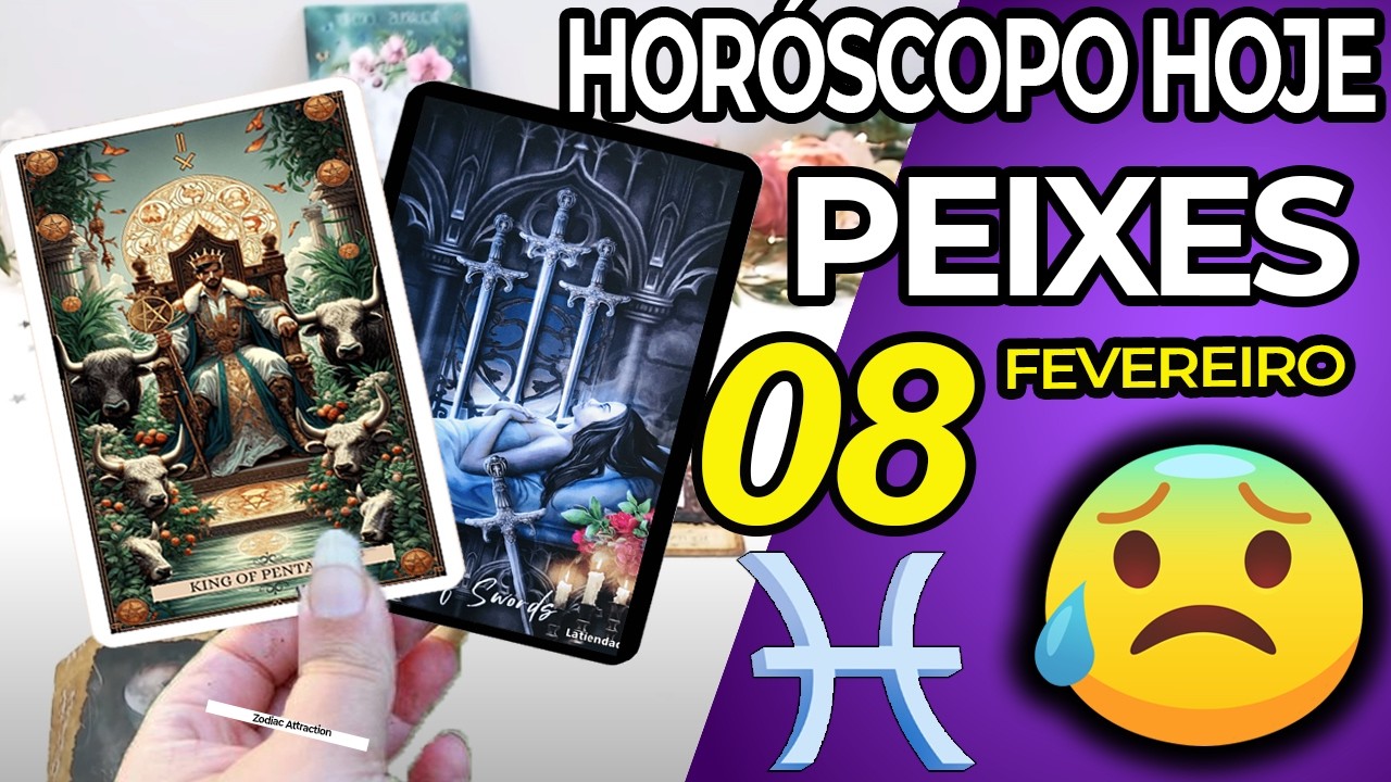 MUITO FORTE☢️⛔ESTE TAROT DIZ TUDO EXATAMENTE🤦‍♀️ Peixes ♓ 8 Fevereiro 2026 Horoscopo do dia de hoje
