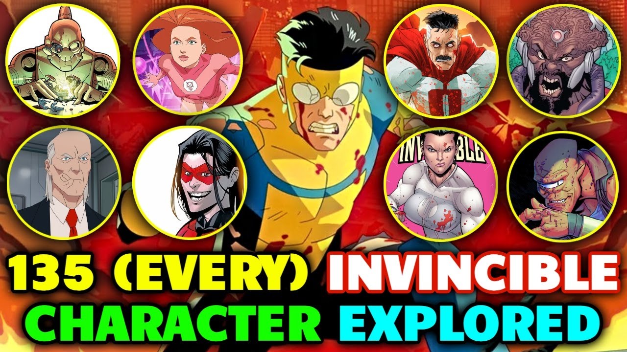 135 (Every) Invincible Characters - Backstories Explored - Mega Video | Invincible Season 3
