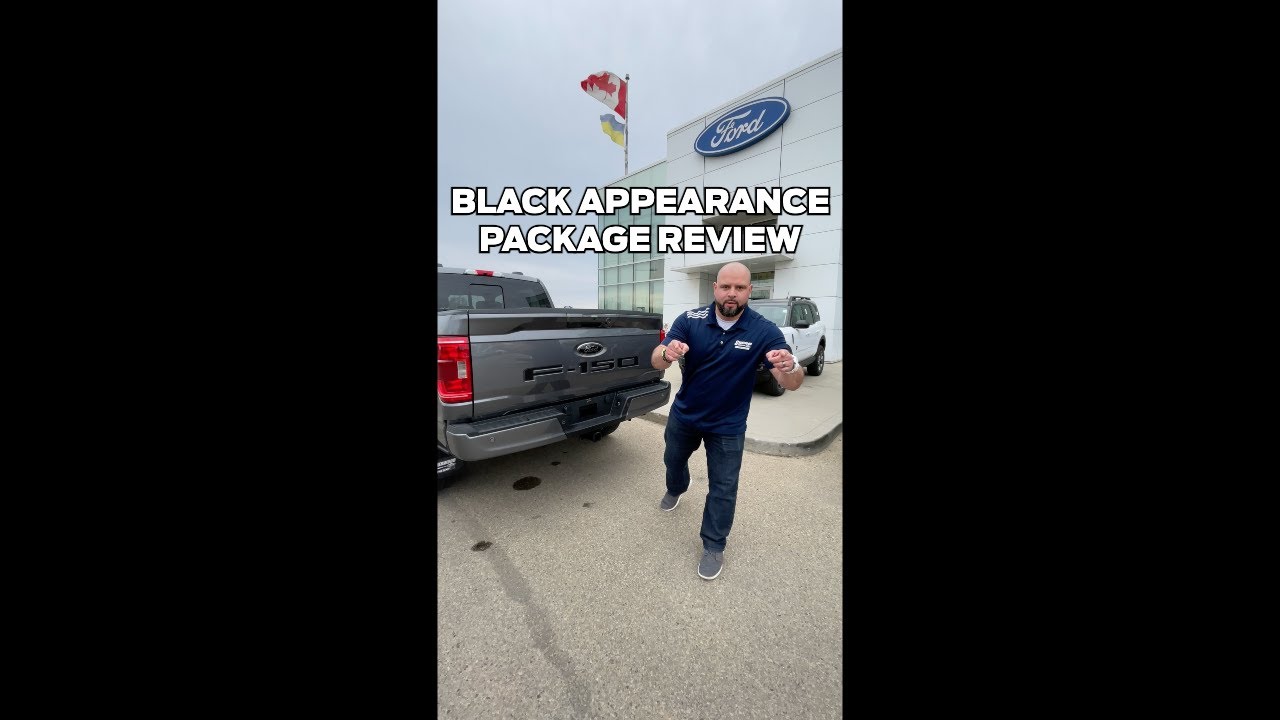 2022 Ford F 150 XLT Review Black Appearance 302A Package