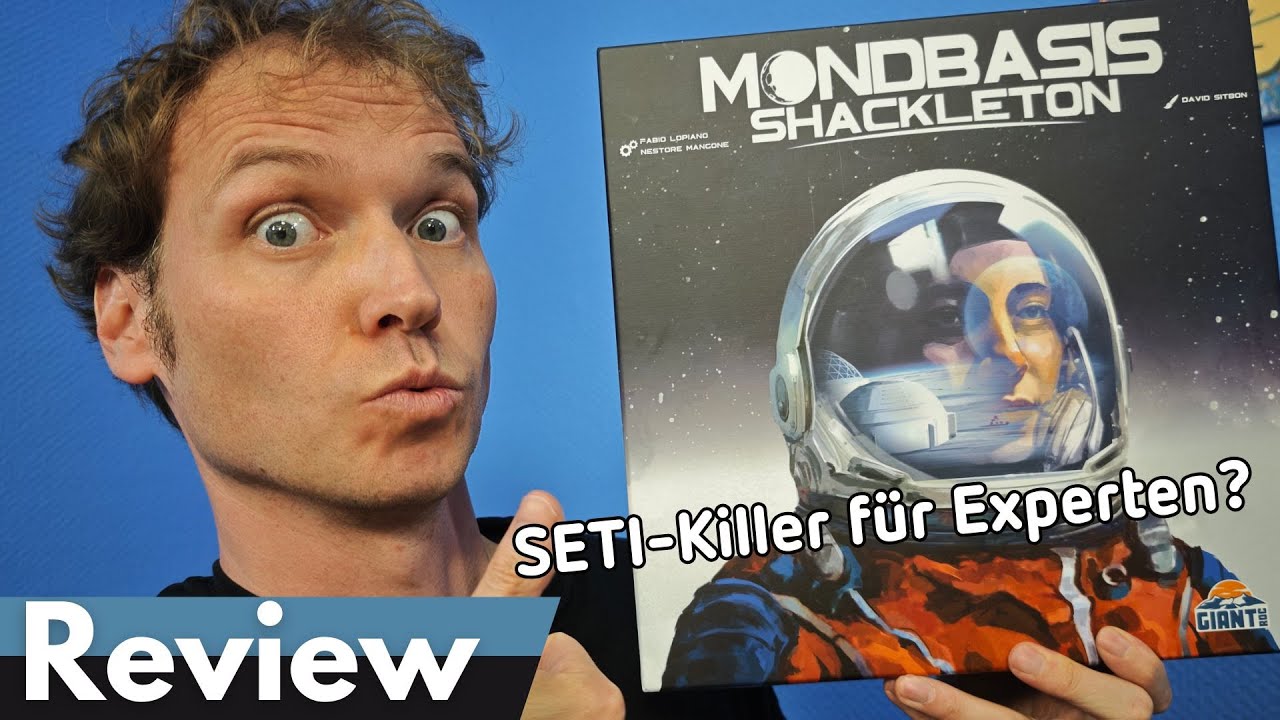 Mondbasis Shackleton – Brettspiel – Review und Regelerklärung