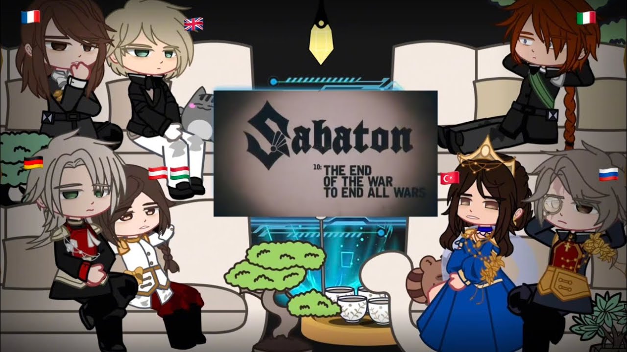 |реакция стран на Sabaton- The end of the war to end all wars|1/1|countryhumans|react