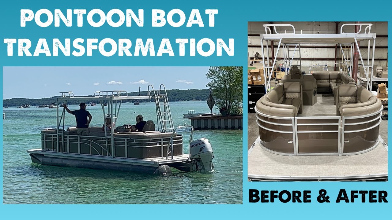 Pontoon Boat Transformation - 24’ Double Decker