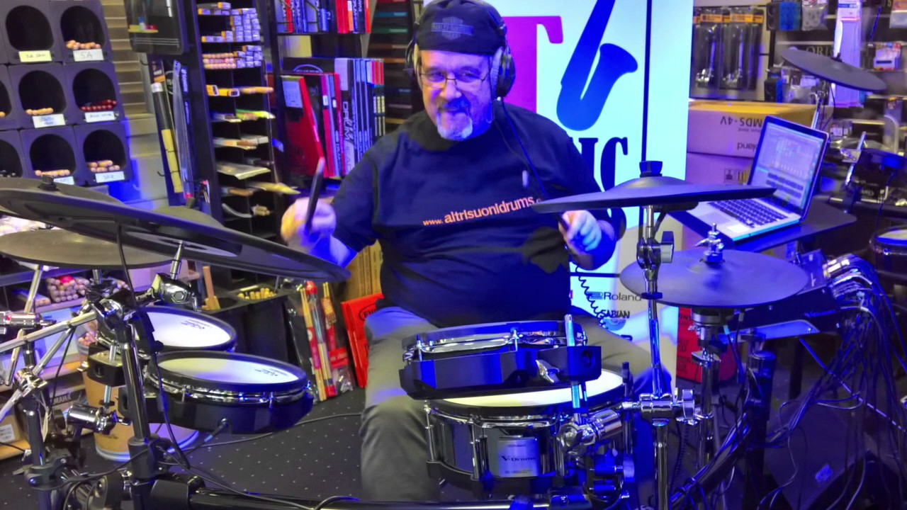AltriSuoniDrumSchool - Ticino Music Shop - Test Drums Roland TD50K
