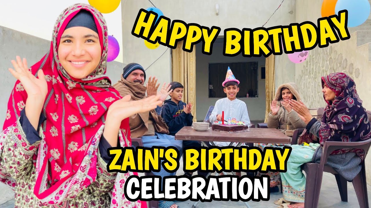 Zain's Birthday Celebration 🎉 Happy Punjabi Family
