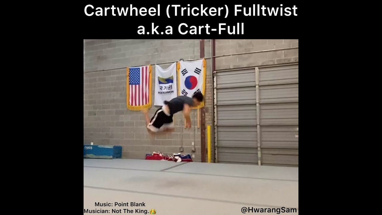 Cart Full (Cartwheel Full Twist) - Tricking Style - Cheat Full Twist Tutorial
